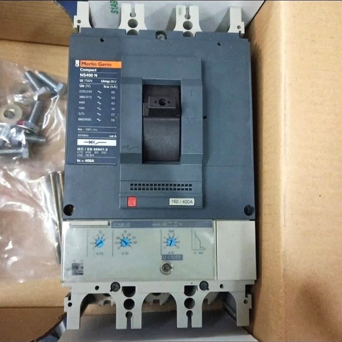 MCCB MERLIN GERLIN NS400N 3P 400A NS400N 50KA 160/400