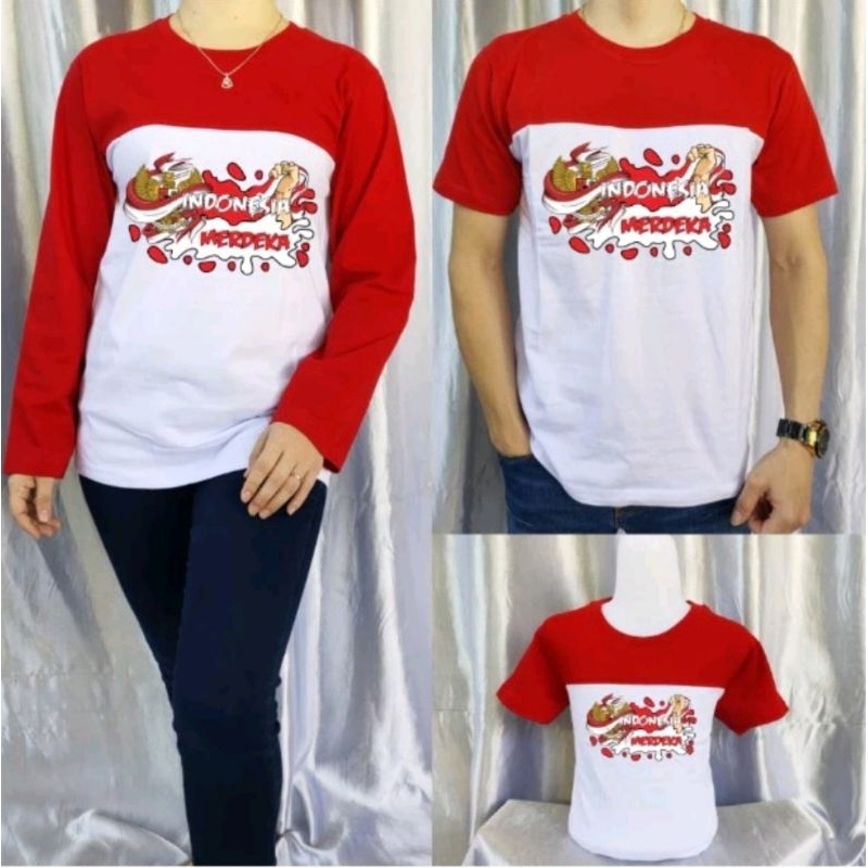 PROMO / KAOS MERAH PUTIH MOTIF GARUDA INDONESIA MERDEKA kode002 KAOS INDONESIA MERDEKA : Kaos