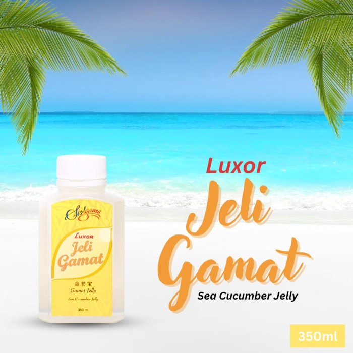 

Jelly Gamat Luxor 350ml Ekstrak Teripang Emas Asli Original