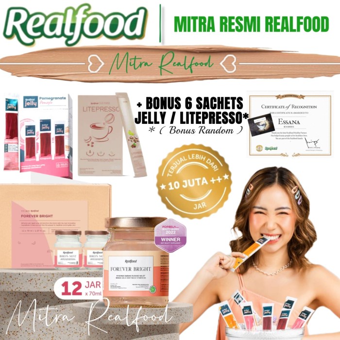 

Realfood Forever Bright 12 Jar Bonus (Minuman Sarang Burung Walet)
