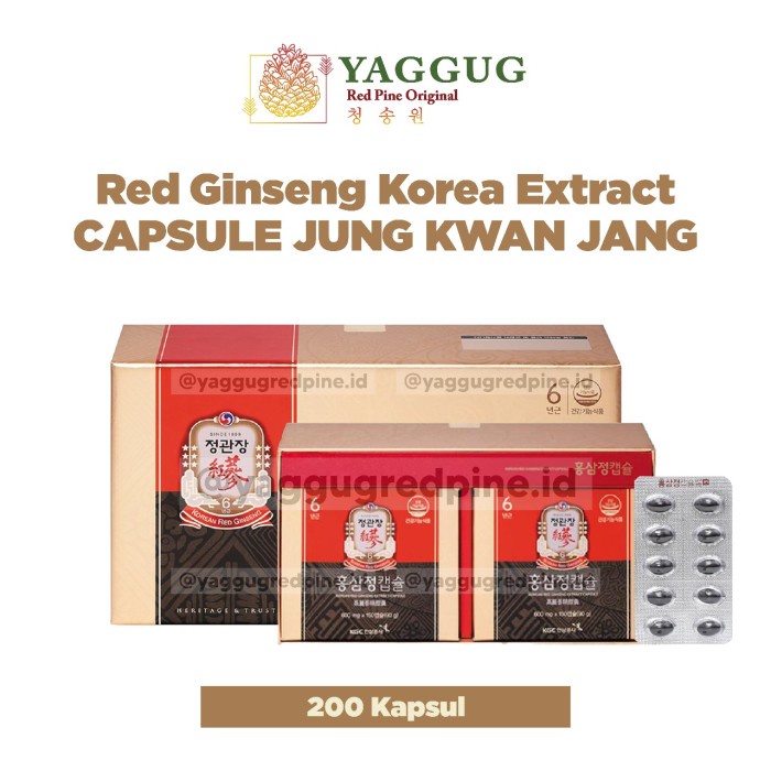 

Jung Kwan Jang Red Ginseng Korea Kapsul isi 100