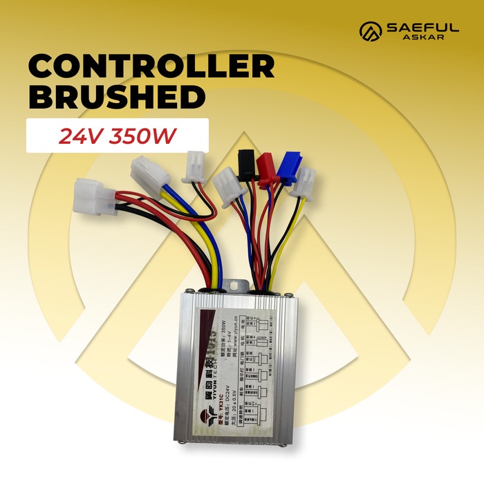 JAYAmart- Controller brushed scooter selis sepeda listrik Selis ebike 24V 350W