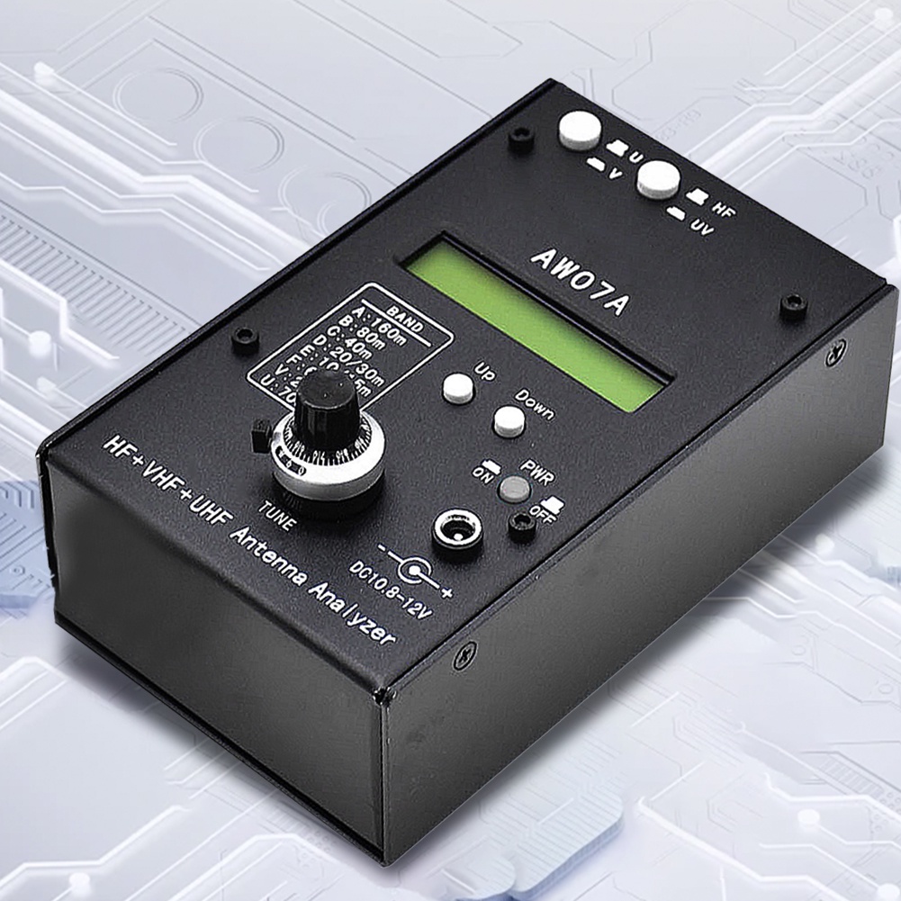 Hf/Vhf/Uhf Aw07A 1.5-470Mhz 160 M Multiband Antenna Analyzer Impedance Swr Antenna Analyzer Antenna