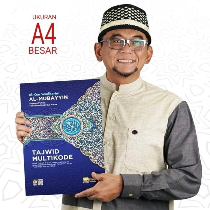 

AL QURAN AL MUBAYYIN A4 BESAR TERJEMAHAN PERKATA LATIN TEMATIK TAJWID MULTIKODE DUA WARNA UKURAN