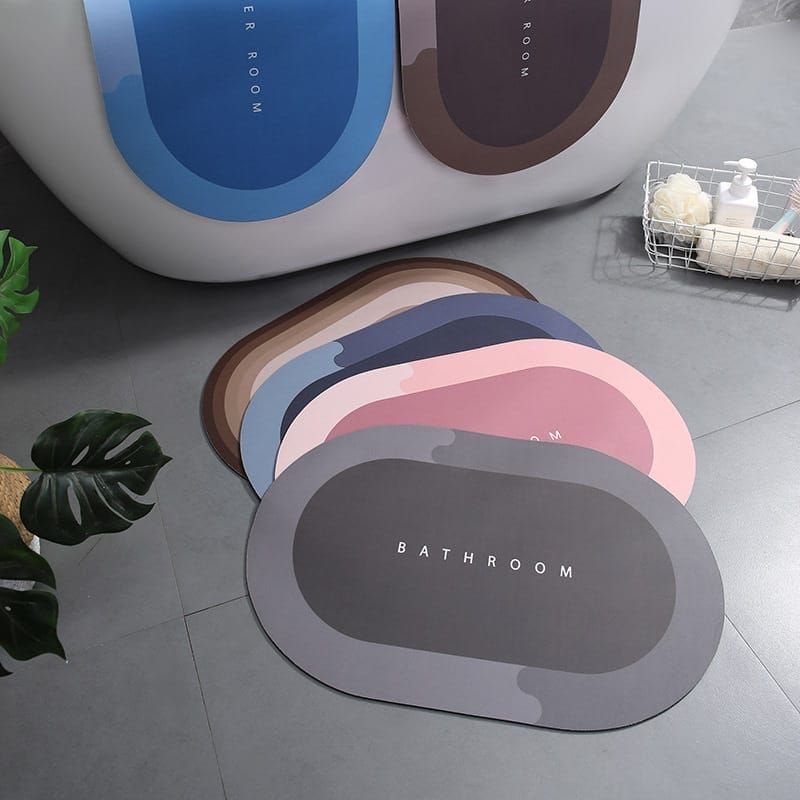 PRODUK VIRAL diatomite Keset Kaki Kamar Mandi Lap Kaki Diatomite keset kamar mandi Keset Kaki Anti