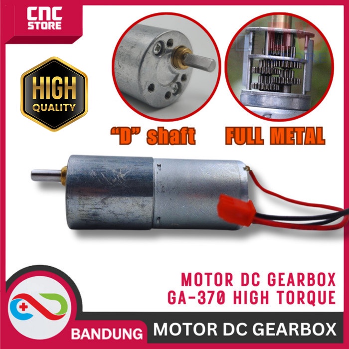 GearBox Motor DC Gear Box High Torque DC Motor 3V-24V 25 GA-370 RS 370 Dinamo DC Motor