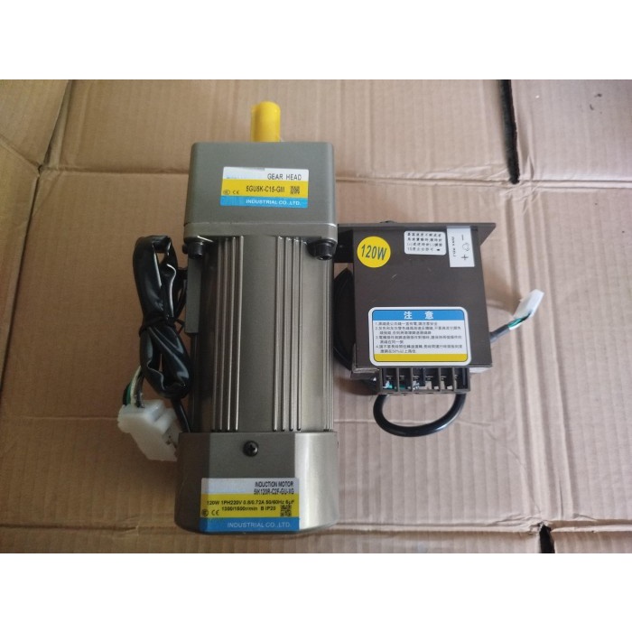 AC motor gearbox 220V 120W Variable Speed Control 1 Phase