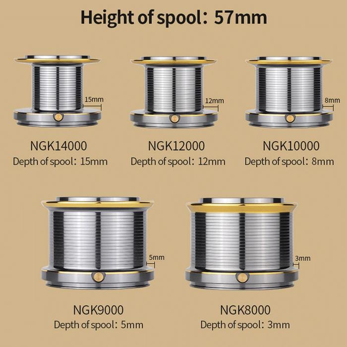 Shilihui Big Fishing Reel Ril Pancing 8000 9000 10000 12000 14000 Spinning Reel Drag 20Kg Powerful