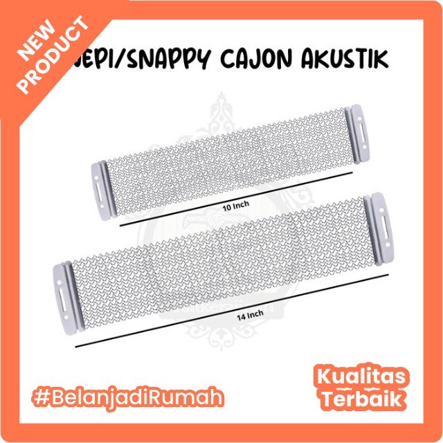 BERGARANSI Snepi Snappy Senar Cajon Akustik Senar Drum Ukuran 10" 14" Inch