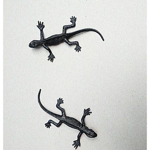 STOK TERBATAS Animal cicak karet mainan anak figure hewan