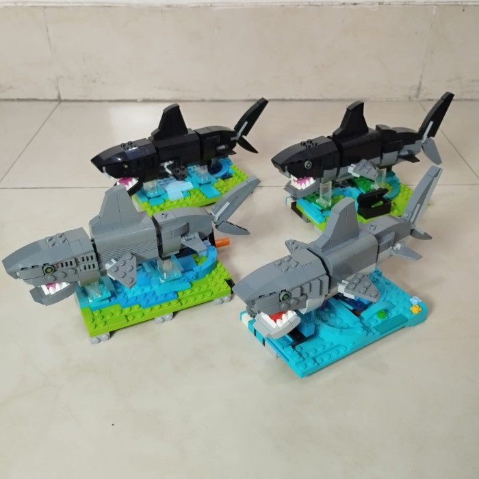 TERPERCAYA Lego MOC Shark Ikan Hiu Motion ori original asli