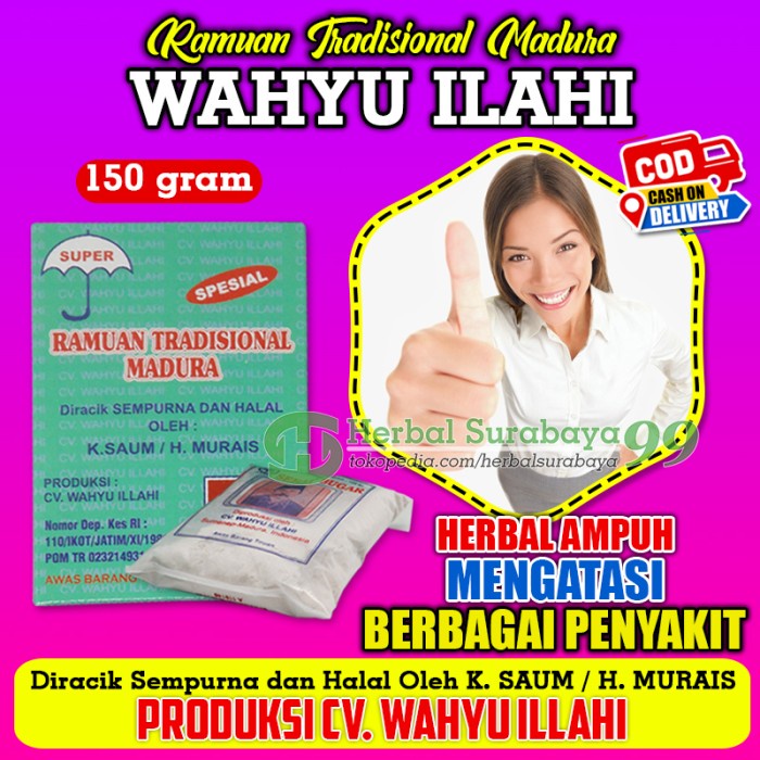 TERBAIK Jamu Tradisional Madura Super Wahyu Illahi Rasa Kopi