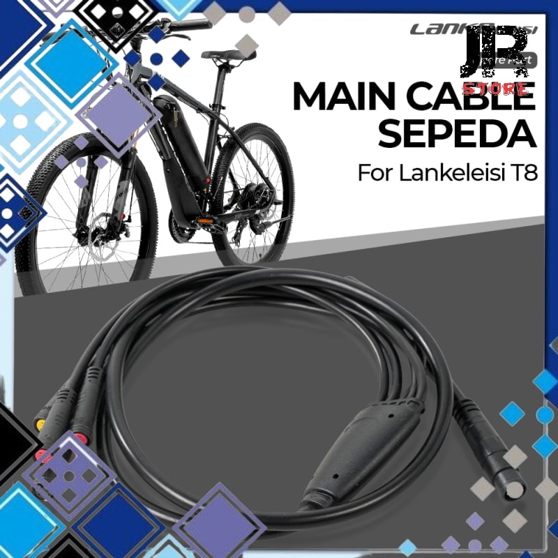 Spare Part Main Cable Sepeda For Lankeleisi T8 Xt750 Xt600 Black
