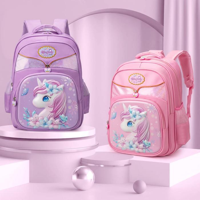 CUCI GUDANG.. TAS RANSEL UNICORN TIMBUL 3D GLITTER ANTI AIR WATERPROOF BACKPACK UNICORN GLITTER