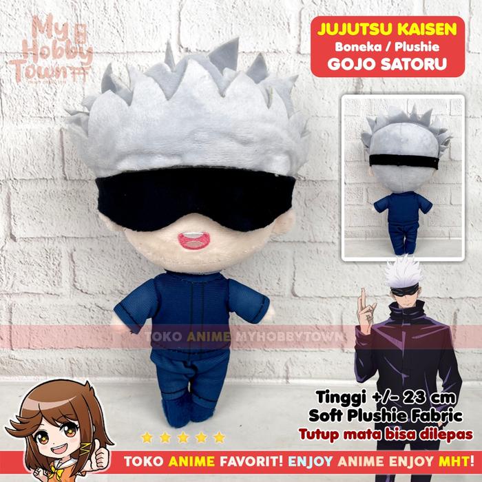 Boneka Anime Jujutsu Kaisen : Gojo Satoru Plushie Doll