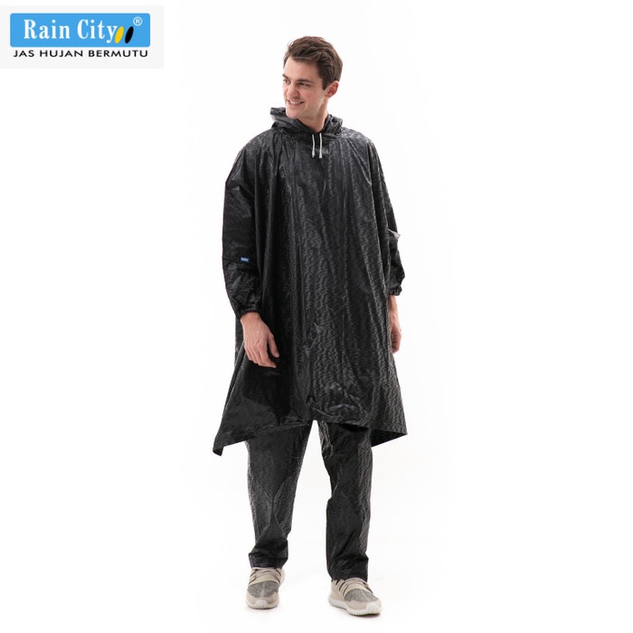 OTOmO- Jas Hujan Poncho Celana Tic Toc - 69121 Rain City