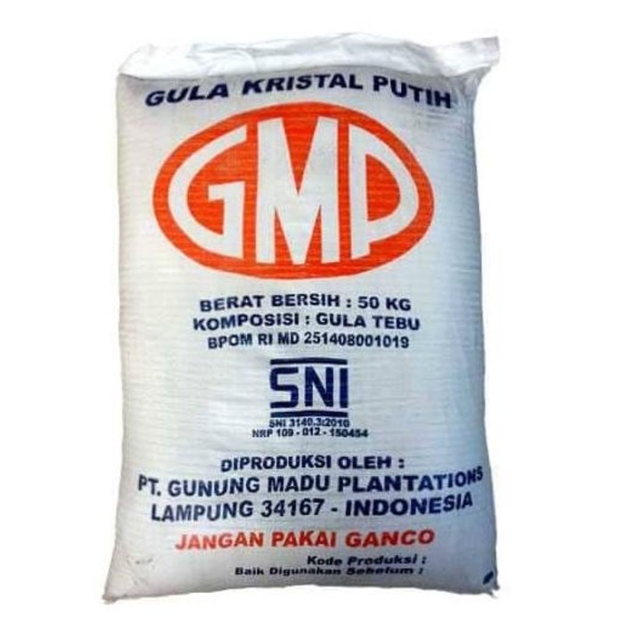 

GULA PASIR GMP - REPACK 1KG