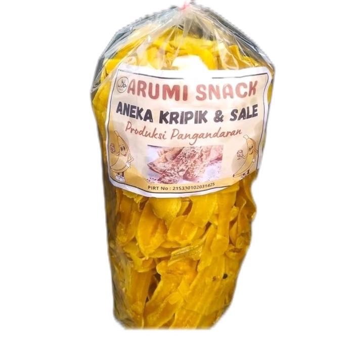 

1kg kripik pisang kepok crispy gurih asin Snack Keripik Camilan