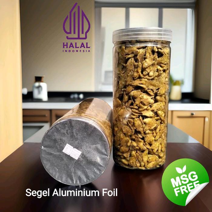 

Baby Fish Crispy 500gr Tanpa MSG Cemilan Camilan Food Kering Bebas gula Makanan Toples Goreng Snack