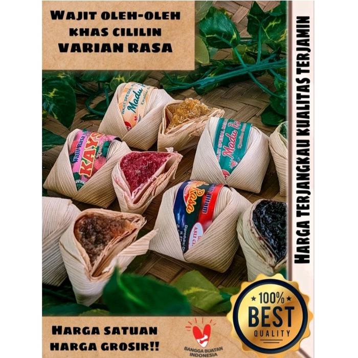 

WAJIT 1KG MIX 4 VARIAN RASA MADURASA WAJIK KETAN