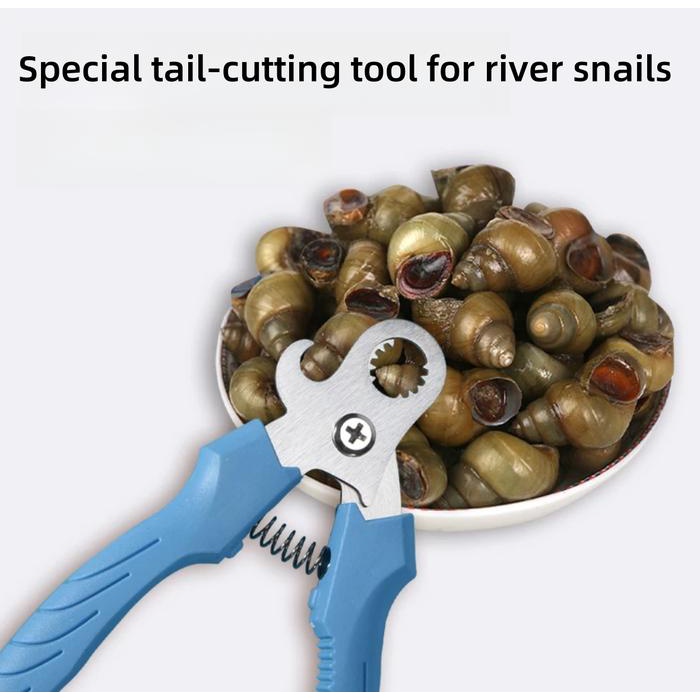 

Artefak makanan laut untuk memotong sekrup tanpa tergelincir, gunting khusus untuk memotong ekor