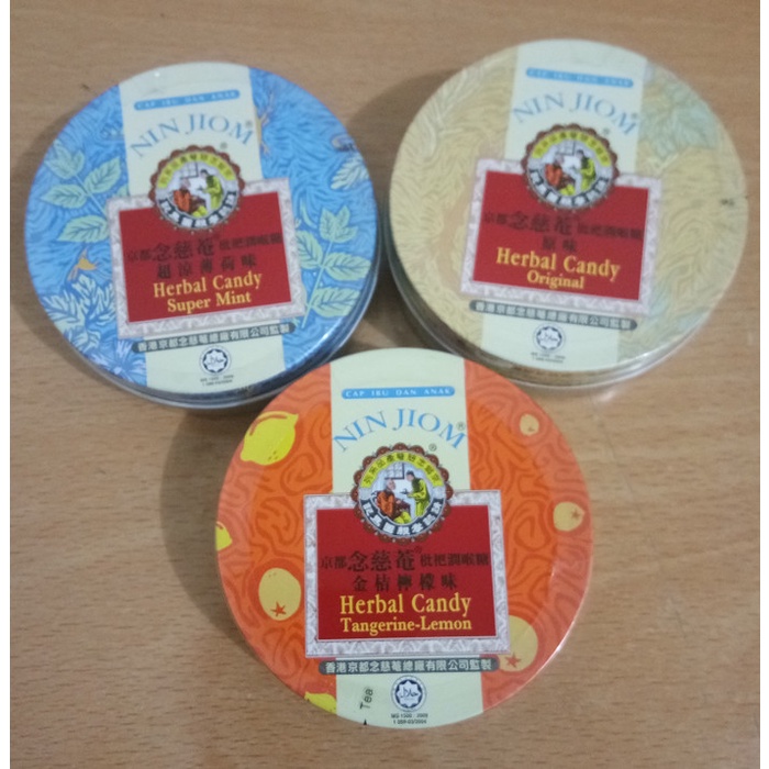 

Nin Jiom Herbal Candy Throat Lozenges Permen Tenggorokan