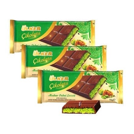 

Coklat Ulker Dubai Famous Flavor Dubai Chocolate 93gr
