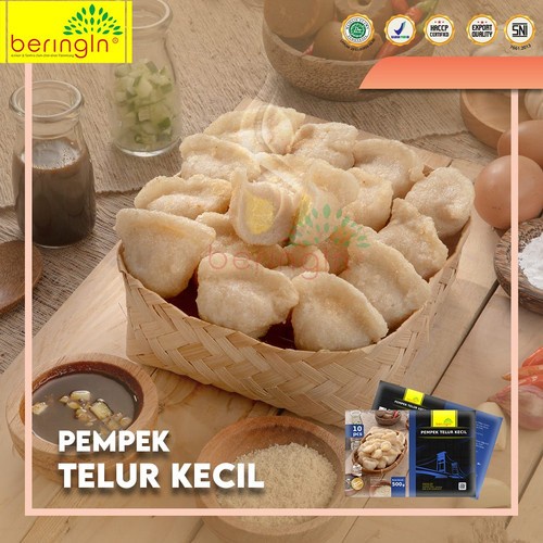 

Pempek Telur Kecil Beringin Vacum 500gr - Asli dari Palembang