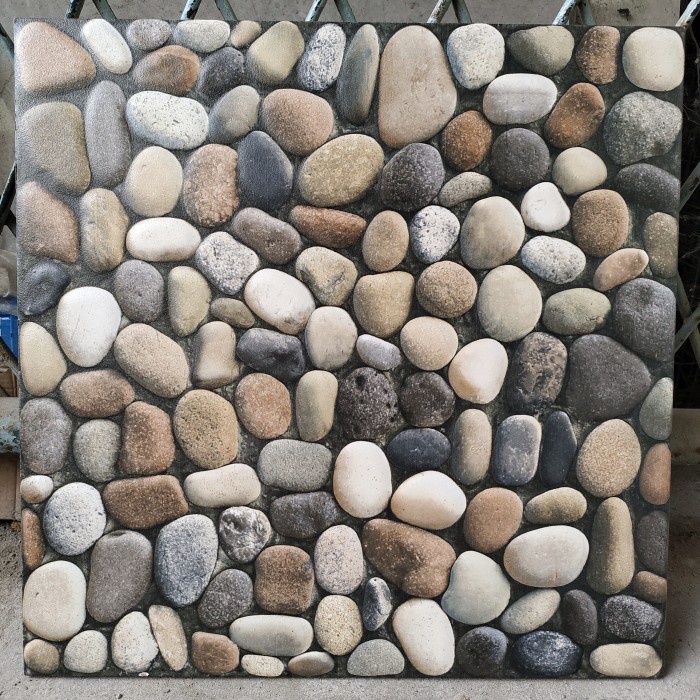 TERLARIS Keramik 40x40 (kasar)/ keramik batu/ keramik garasi/ keramik taman