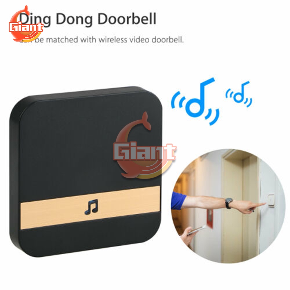 US EU AU Plug Doorbell Receiver Wireless Ding Dong Doorbell Smart Dingdong Machine Door Ring Use wit