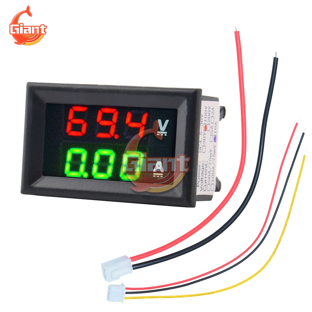 Mini Digital Voltmeter Ammeter DC 100V 10A Volt Voltage Current Meter Tester Voltmeter Meter Tester 