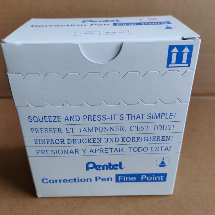 

PENTEL TIPE X CORRECTION GEPENG MODEL STABILO ZL31W 12ML ORIGINAL