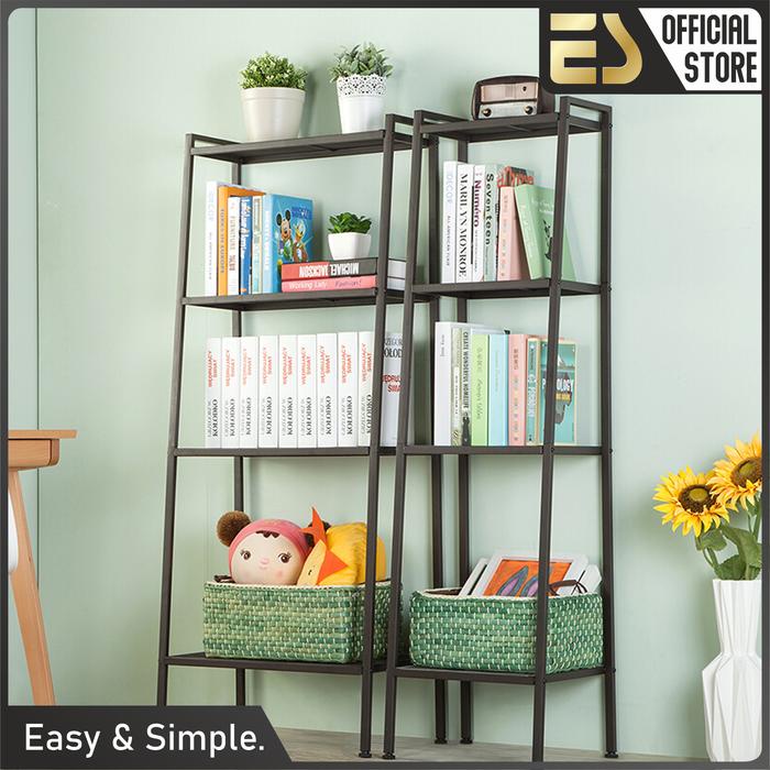 Promo [Cod] Es Rak Buku Rak Display Rak Aesthetic Rak Kamar Rak Pajangan Furniture Lemari Besi