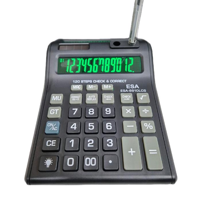 

KALKULATOR DAGANG LED 12 DIGIT BATERAI AAA - STATIONERY CALCULATOR