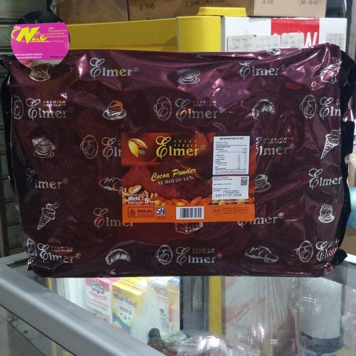 

SALE TERHOTT COKLAT BUBUK ELMER AFRICAN RED 20-24% 1 KG KHUSUS GRAB DAN GOJEK READYY