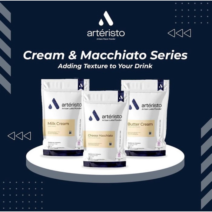 

SALE PROMO ARTERISTO BUTTER CREAM PREMIUM TOPPING POWDER DRINK - NO SUGAR TANPA GULA BUBUK MINUMAN