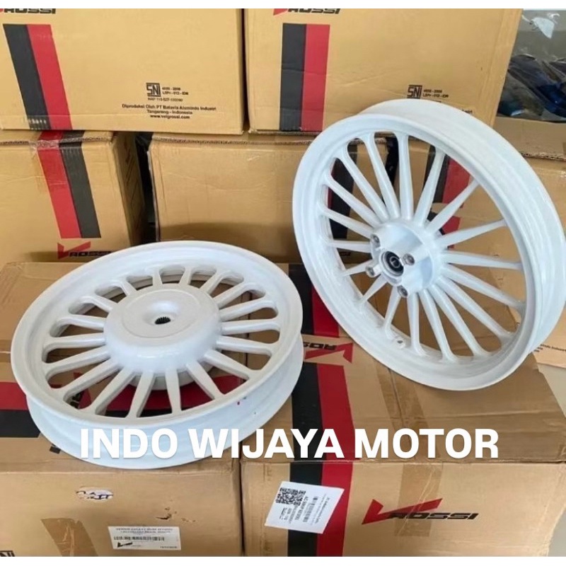 Velg Vrossi P18 Copy Daytona R14 Untuk Vario 110, Beat Karbu, Beat Fi, Scoopy Old, Scoopy New