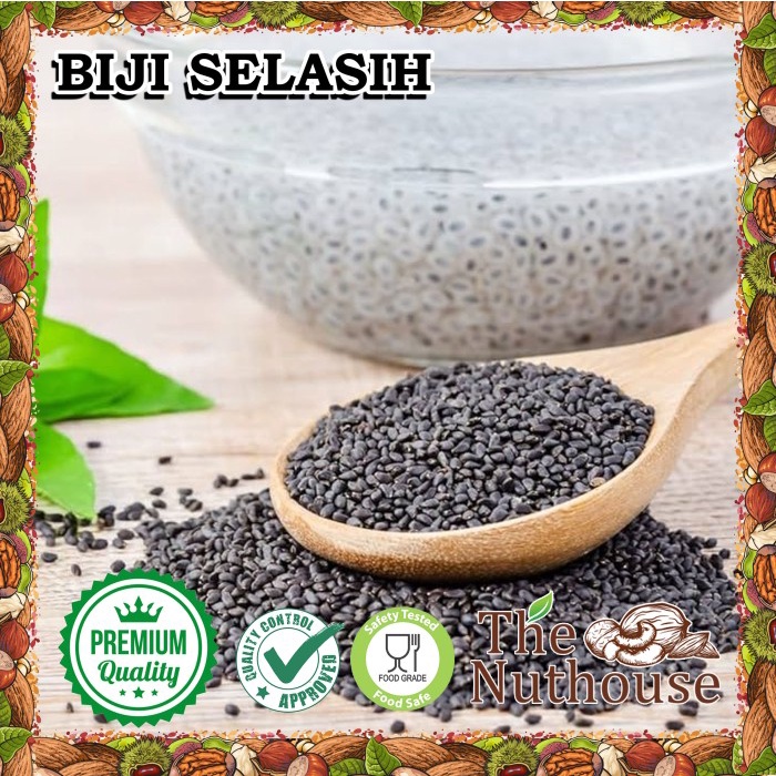 

1kg Biji Selasih / Basil Seeds [Premium]