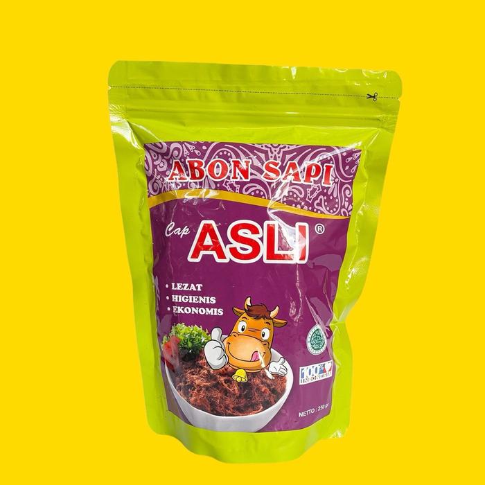 

Abon Sapi Cap Asli Manis 250Gram Asli Khasboyolali