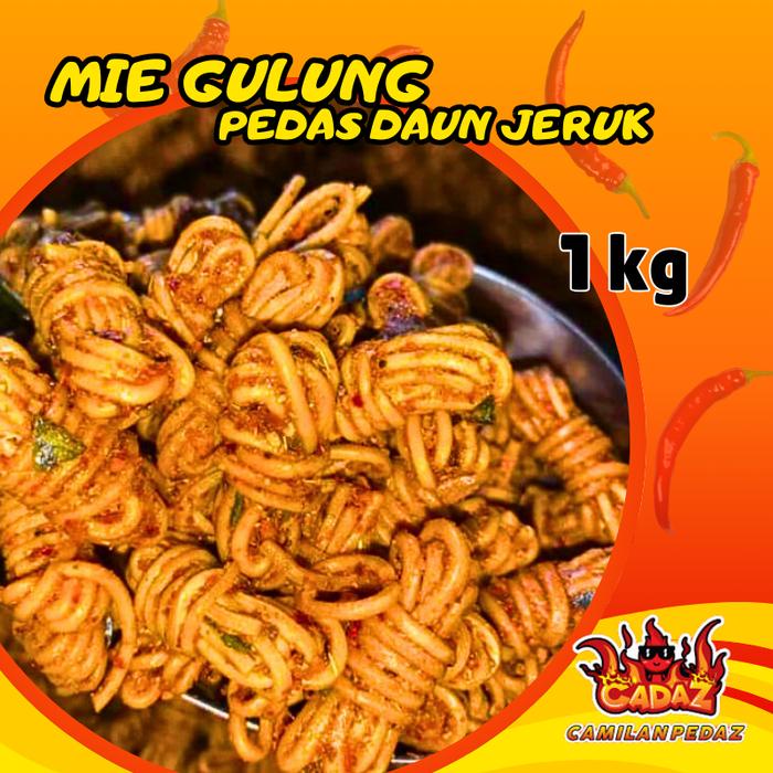 

1 kg mie gulung viral pedas daun jeruk Snack