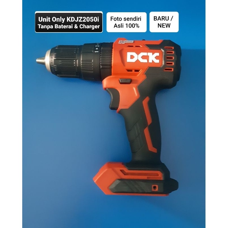 Termurah DCK BARU Pilih Sesuai Foto, Hanya Unit Bor/Gerinda Saja ATAU+Box DCK Cordless Brushless