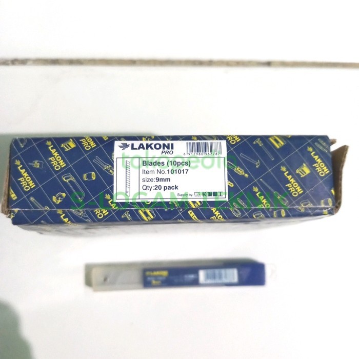 

(BestSeller) Isi Refill Pisau Cutter Kecil 9 mm Blades Lakoni Pro LKN Pro Jetjo