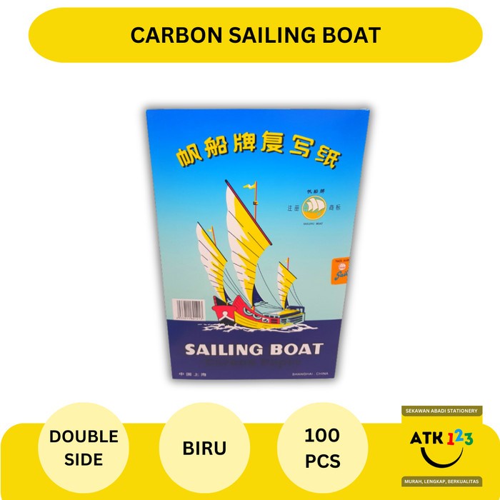 

(BestSeller) Carbon Paper / Kertas Karbon Folio Double Side Sailing Boat