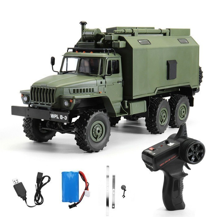 (BestSeller) WPL B36 B-36 Propo Military Truck 1/16 2.4G 6WD RC Car OffRoad RTR