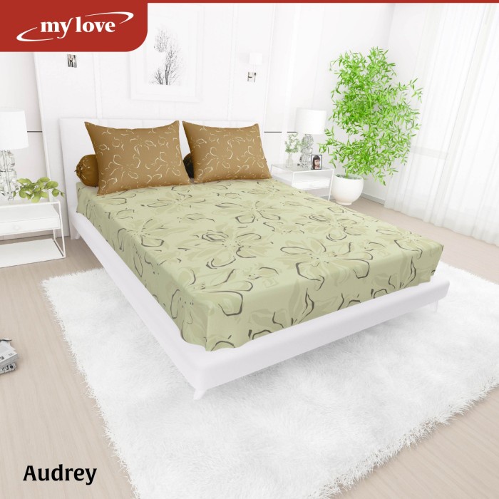 Bagus Seprai / Sprei 180X200 My Love / 160X200 / 200X200 Tinggi 30Cm