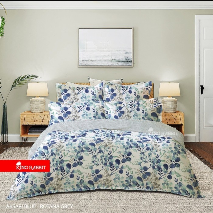 Terbatas Bedcover Set King Rabbit 200X200