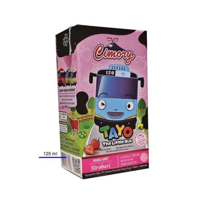 

(BestSeller) Susu UHT Cimory Edisi Tayo 125ml Coklat / Strawberry / Cashew / Choco Malt