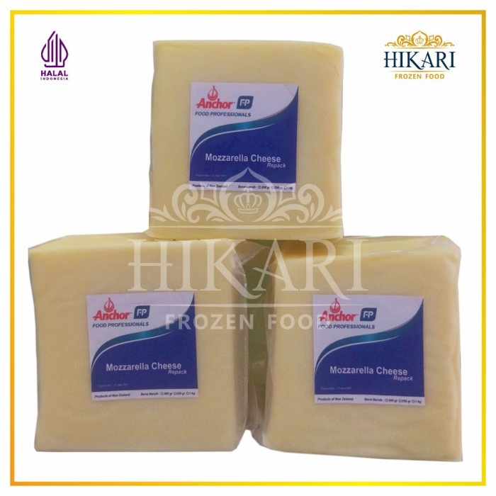 

(BestSeller) Keju Mozzarella Anchor - Mozzarella Chesse 1kg
