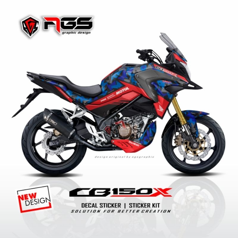 DECAL HONDA CB150X / DECAL STICKER CB150X HRC ARMY / DECAL FULL BODY / CBX / agsgraphic