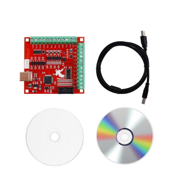 JTTOP" MACH3 USB DIY CNC CONTROLLER INTERFACE MACH 3 BREAKOUT BOARD 4 AXIS